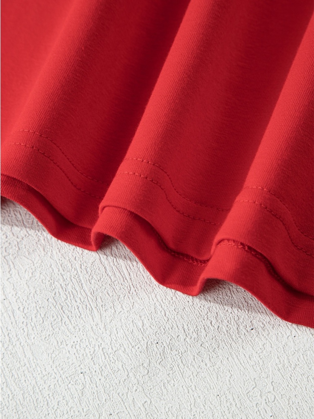 Stars & Stripes Ruffle Sleeve Women's Top in Red - Picture 9 of 9